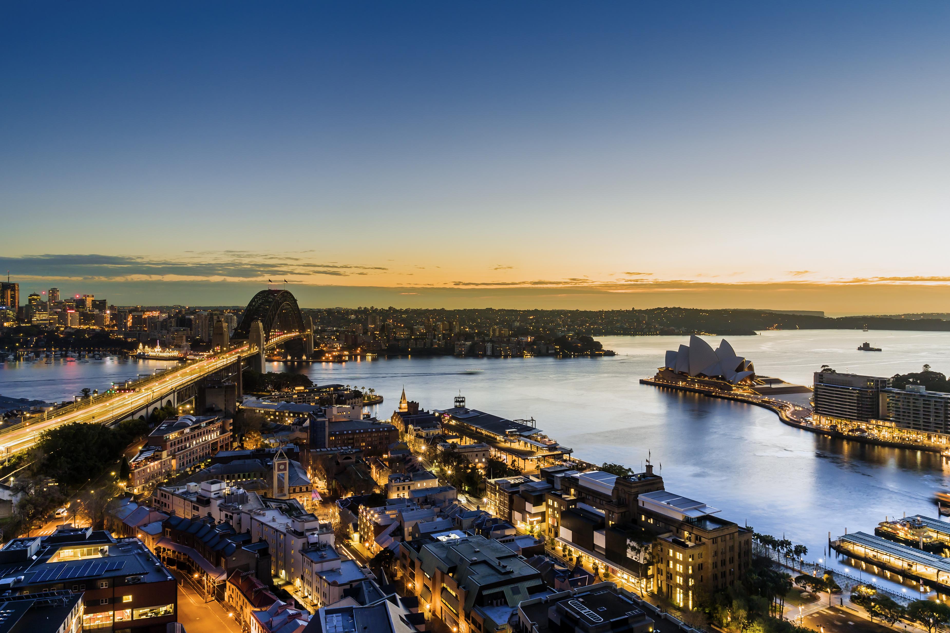 The Sebel Quay West Suites Sydney Exteriér fotografie View of the city from the Westin Hotel